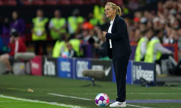 England coach Sarina Wiegman